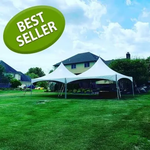20ft x 40ft Frame Tent – 96 Guests